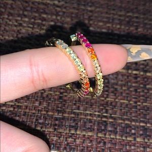 Rainbow sunshine earrings 😍 size small (: